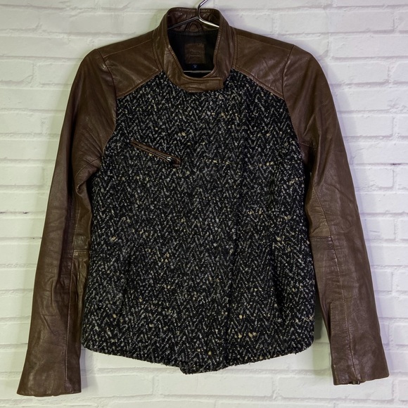 gap leather moto jacket women's